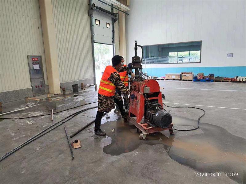 惠东厂房地面下沉塌陷注浆加固施工